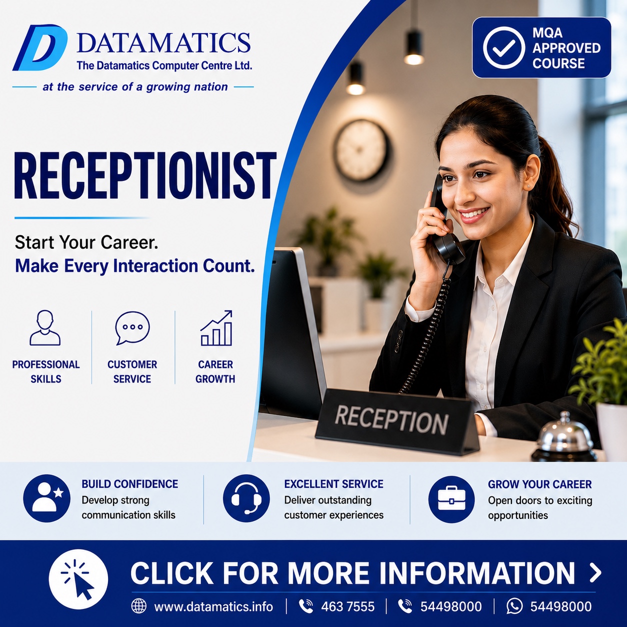 Receptionist Course